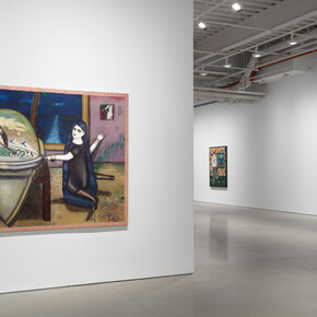 Julio Galán, vista de exhibición. Cortesía de Luhring Augustine