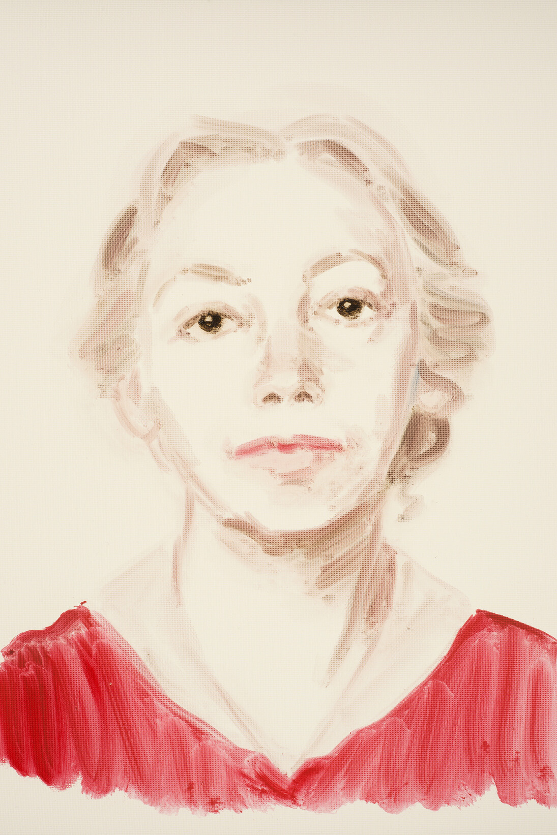 Annie Kevan, Käthe Kollwitz, 2014, oil on paper, 40 x 30 cm 