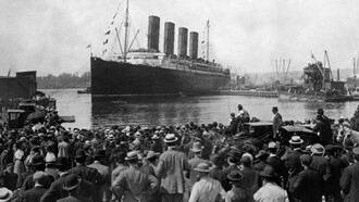 Il varo del Titanic a Londra