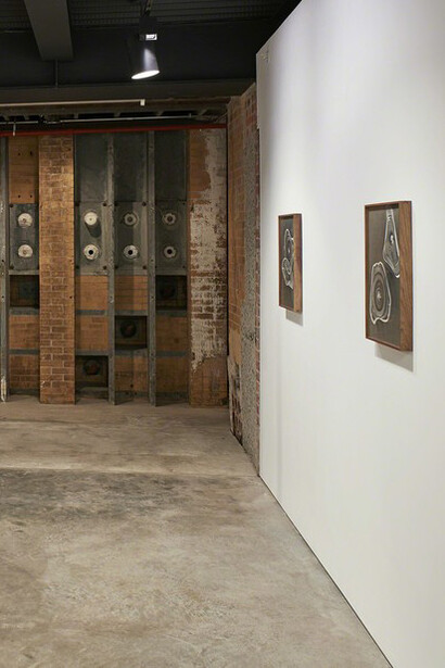 Installation view, Kelly Akashi: Long Exposure, SculptureCenter, New York, 2017. Photo: Kyle Knodell

