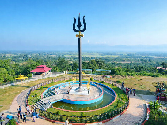 World' largest trident(Tirshul) located at Dharapani, Pandweshor Mahadev Temple, Dang Nepal