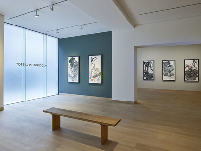 Chu Teh-Chun, Exhibition view. Courtesy of Waddington Custot
