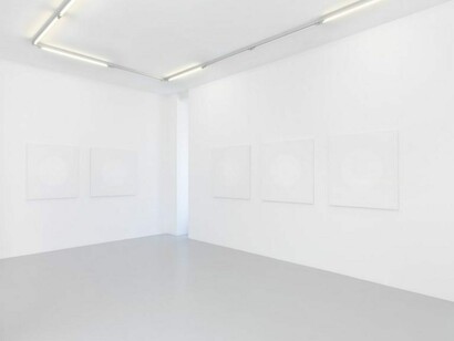 Céleste Boursier- Mougenot, Exhibition view. Courtesy of Galerie Xippas