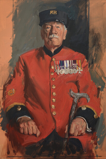 Andrew Festing, Regimental Sergeant Major Raymond Huggins MBE MSM