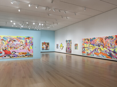 Jamea Richmond Edwards, Another world and yet the same, exhibition view. Courtesy of the Wellin Museum of Art. Photo by John Bentham 