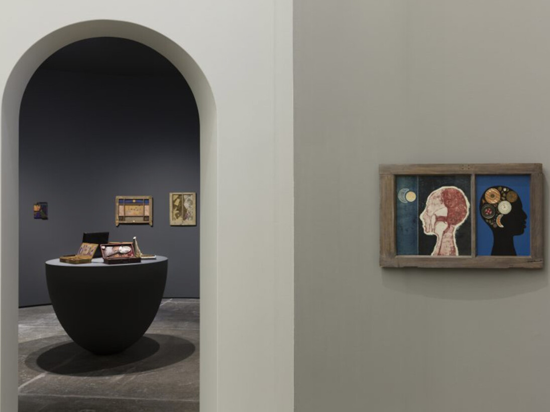 Betye Saar. Uneasy Dancer, Exhibition view. Courtesy of Fondazione Prada