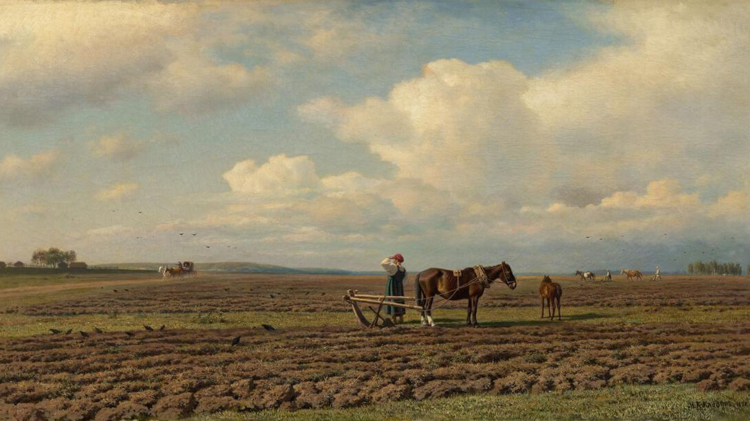 M.K. Clodt von Jürgensburg, In the field, 1872. Courtesy of New Tretyakov Gallery