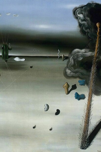 6. Yves Tanguy, ¡Mamá, Papá está herido!, 1927.
Óleo sobre lienzo, 92,1 x 73 cm.
The Museum of Modern Art, Nueva York.