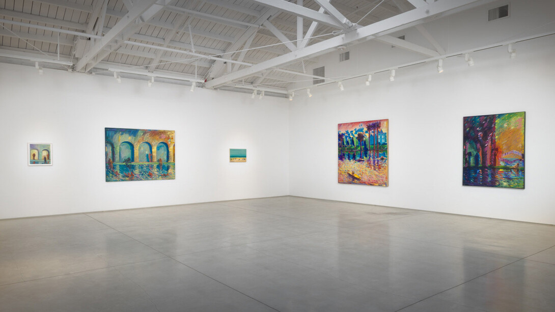 Carlos Almaraz, Los Angeles, exhibition view. Courtesy of Marc Selwyn Fine Art 