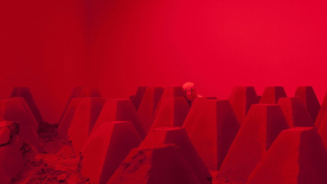 Nadim Abbas, The Last Vehicle, 2016. Mixed media installation with durational performance. Dimensions variable.