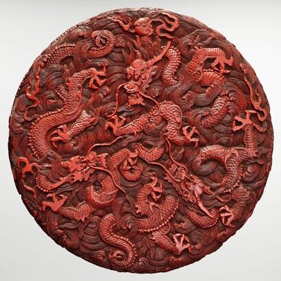 Box with dragons, Qing dynasty, 18th century. Courtesy of Museum Rietberg
