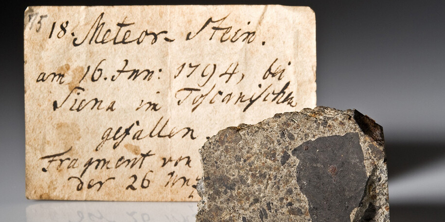Meteorites. Courtesy of Museum für Naturkunde