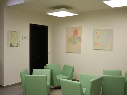 Exposition view, opere di Ayano Yamamoto