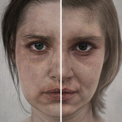 Vania Comoretti
DUAL
2015
Acquarello, china e pastello su carta
dittico cm 43x46
