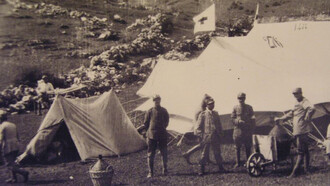 Reparto Sanità sul campo di guerra