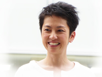Renhō Saitō is the first woman to lead the opposition Democratic Party in Japan