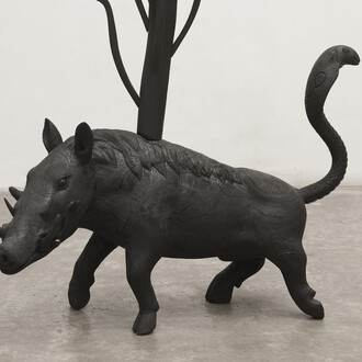 Cang Xin b. 1967, Exotic Flowers and Rare Herbs—No. 93 (detail), 2010, Wood and charcoal, 179 x 143 x 70 cm
(70 1/2 x 56 1/4 x 27 5/8 in.)