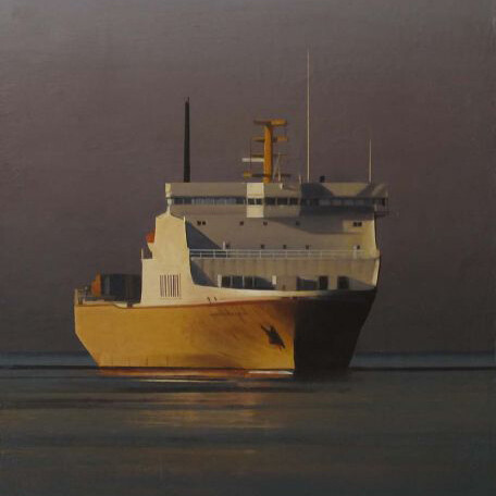 Behi Shamiri, Espresso Catania, 2007, olio su tela, 55 x 46 cm