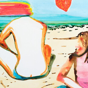 John Kørner, Beach matter (detail), 2025. Courtesy of Victoria Miro Gallery