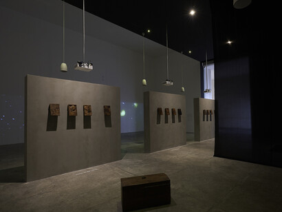 Mácula. Oscar Santillán, Exhibition view. Courtesy of MUAC