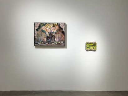 Guglielmo Castelli, Um galo sozinho não tece uma manhã, exhibition view. Courtesy of Mendes Wood DM