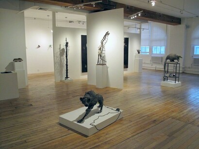 The Phantom Forest, Exhibition view. Courtesy of Carter Burden Gallery