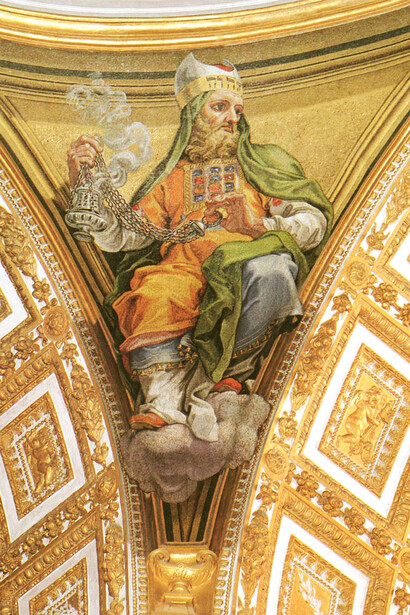 Aaron with the Censer, Pendentive, Presentation Chapel, Saint Peter’s Basilica, Vatican