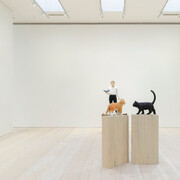 Stephan Balkenhol, exhibition view. Courtesy of Galerie Forsblom