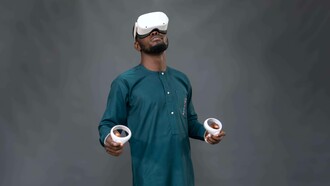 In the future, holographic projections, VR glasses or even brain implants will likely remove burdensome headsets