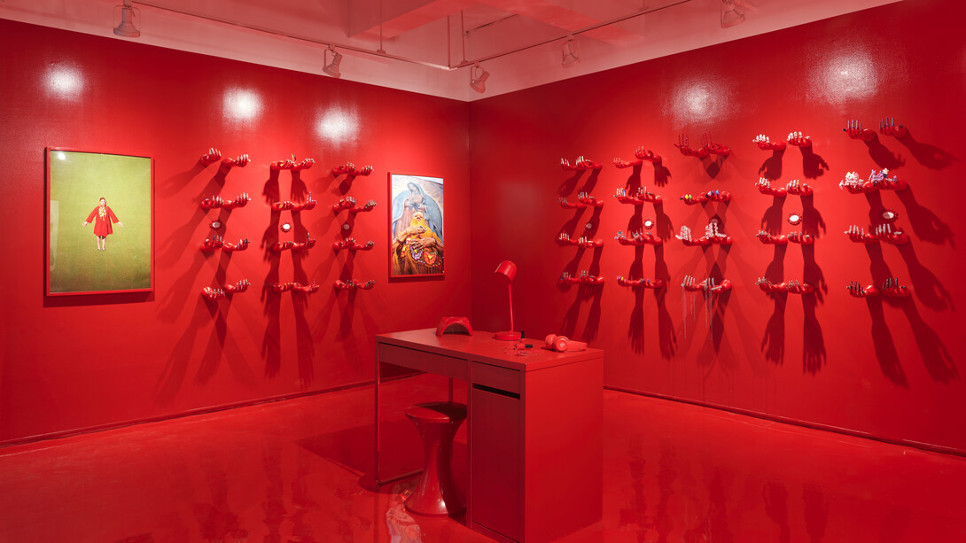Exhibition view, Acrylics: Hidden Sculptural Art, curated by IceCold, 2024, A.I.R. Gallery, Brooklyn, NY. Image courtesy of A.I.R. Gallery and the artist. Photography credit: Matthew Sherman