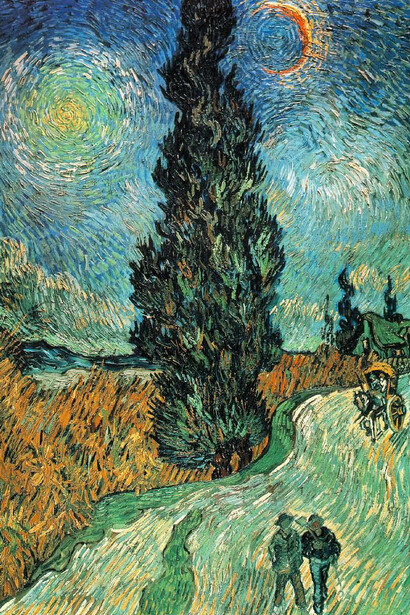 Vincent van Gogh, Road with Cypress and Star