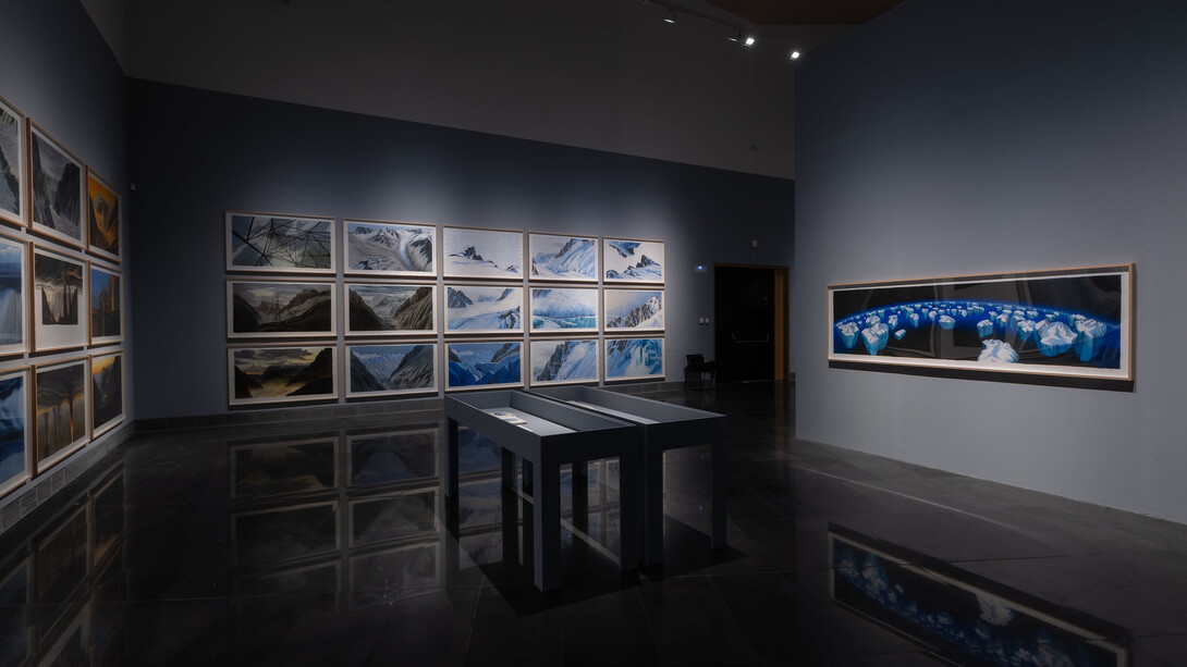 Jesus Mari Lazkano, Natura fugit, exhibition view. Courtesy of Museo Universidad de Navarra