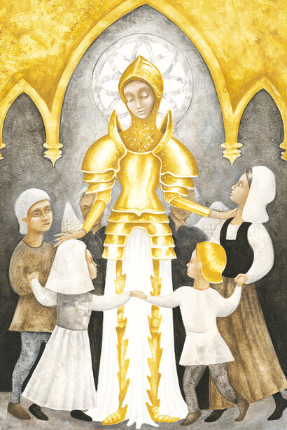 Michelangelo Rossato, Giovanna D'Arco (da "Il cuore di Giovanna d'Arco", ARKA, 2019)