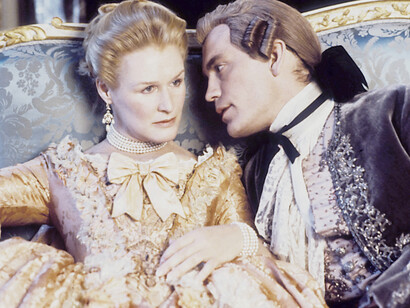 Glenn Close e John Malkovich in una scena del film "Le relazioni pericolose" 