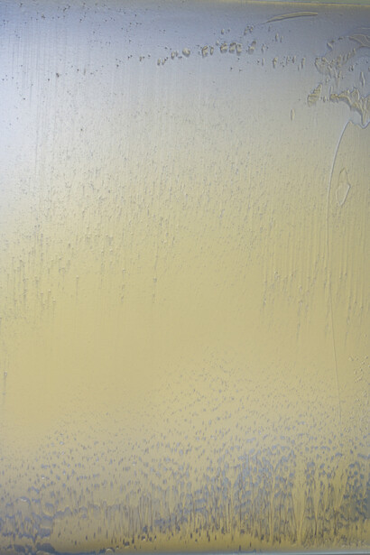 Pale Violet Painting (Metallic Pigments), 72 x 62 cm,  pigmento e acrilico/poliuretano su pannello composito in alluminio, 2015