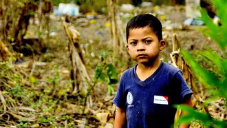 Un niño guatemalteco