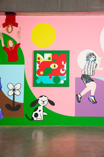 Ad Minoliti, Manifestación pluriversal, exhibition view. Courtesy of Contemporary Art Museum 