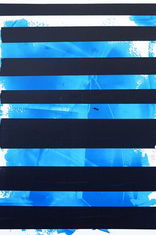 Mystery of Iniquity (Lauryn Hill), 2016, Acrylic and tape on canvas, 152 x 122 cm