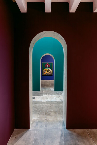 ‘Nicolas Party.
Sottobosco,
’ Hauser &
Wirth Los Angeles, 2020
Nicolas Party
© Nicolas Party
Photo: Joshua White / JWPictures