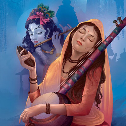 Mira Bai, a celebrated Lord Krishna’s devotee