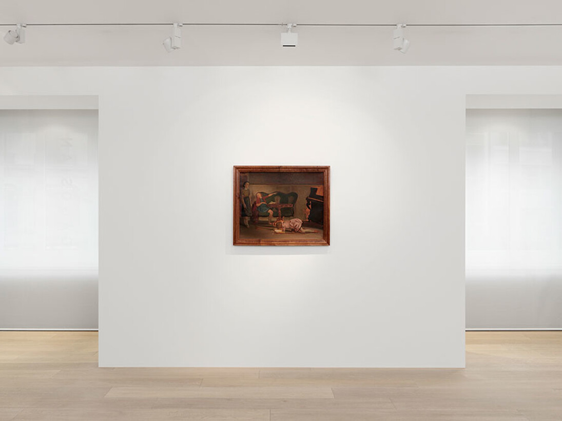 Balthus, Exhibition view. Courtesy of Gagosian