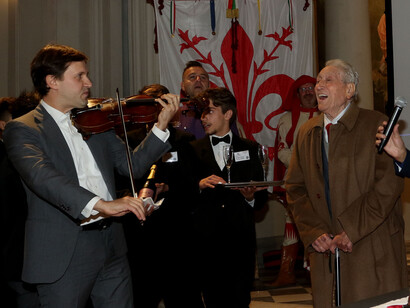 L'assegnazione del Fiorino d'oro a Narciso Parigi