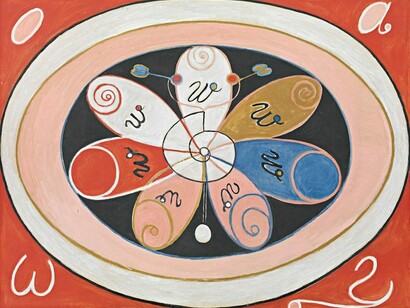 Hilma af Klint, The Evolution, No. 15, Group VI, 1908