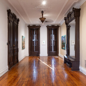 Debra Cartwright, Bodies of water: black geographies and maternal legacies, exhibition view. Courtesy of Welancora Gallery