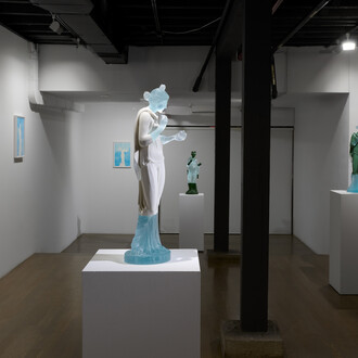 Patricia Cronin, Army of love, exhibition view. Courtesy of Chart Gallery