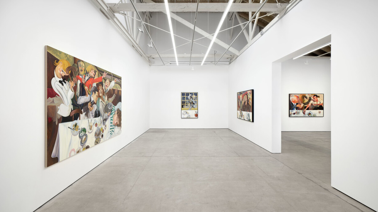 Justin John Greene, Particular dish, exhibition view. Courtesy of Matthew Brown Gallery