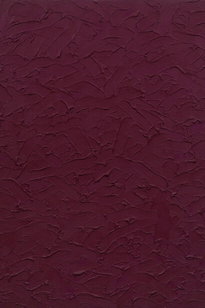 James Hayward, Absolute 55x46 Cobalt violet (detail), 1989. Courtesy of Modernism Inc.