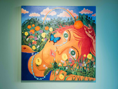 Alejandra Hernández, Campo de visión, vista de exhibición. Cortesía de la Galería Policroma