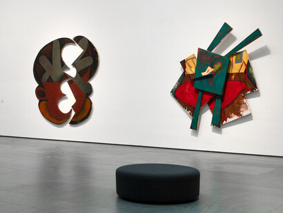 Elizabeth Murray, Painters progress, exhibition view. Courtesy of MoMA