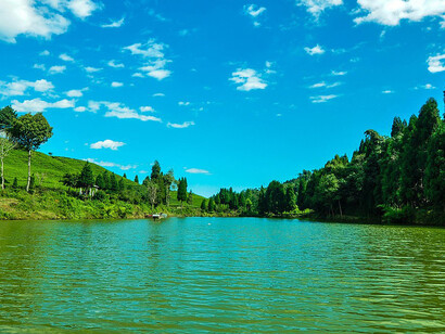 Antu Pokhari, nestled in the picturesque Ilam district of Nepal, is renowned for its breathtaking views of the lush tea gardens and the majestic Himalayas